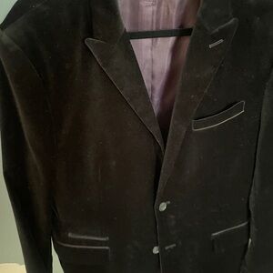 Express Black Velvet Blazer – Men’s 42R – Evening / Cocktail Jacket